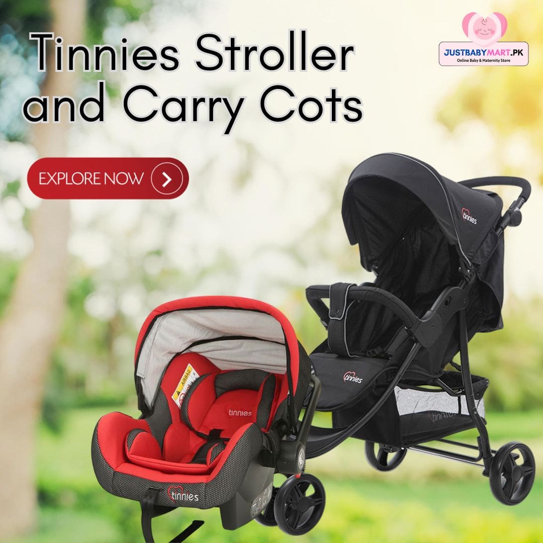 Tinnies Stroller and Tinnies Carry Cot Free Delivery in Pakistan