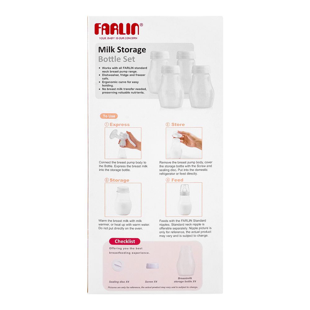 Farlin Breast Milk Storage Bottles Set