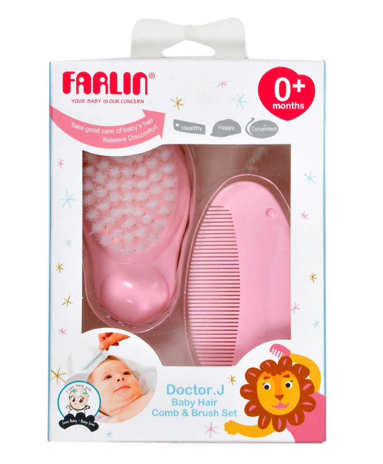 Farlin Baby Comb and Brush Set