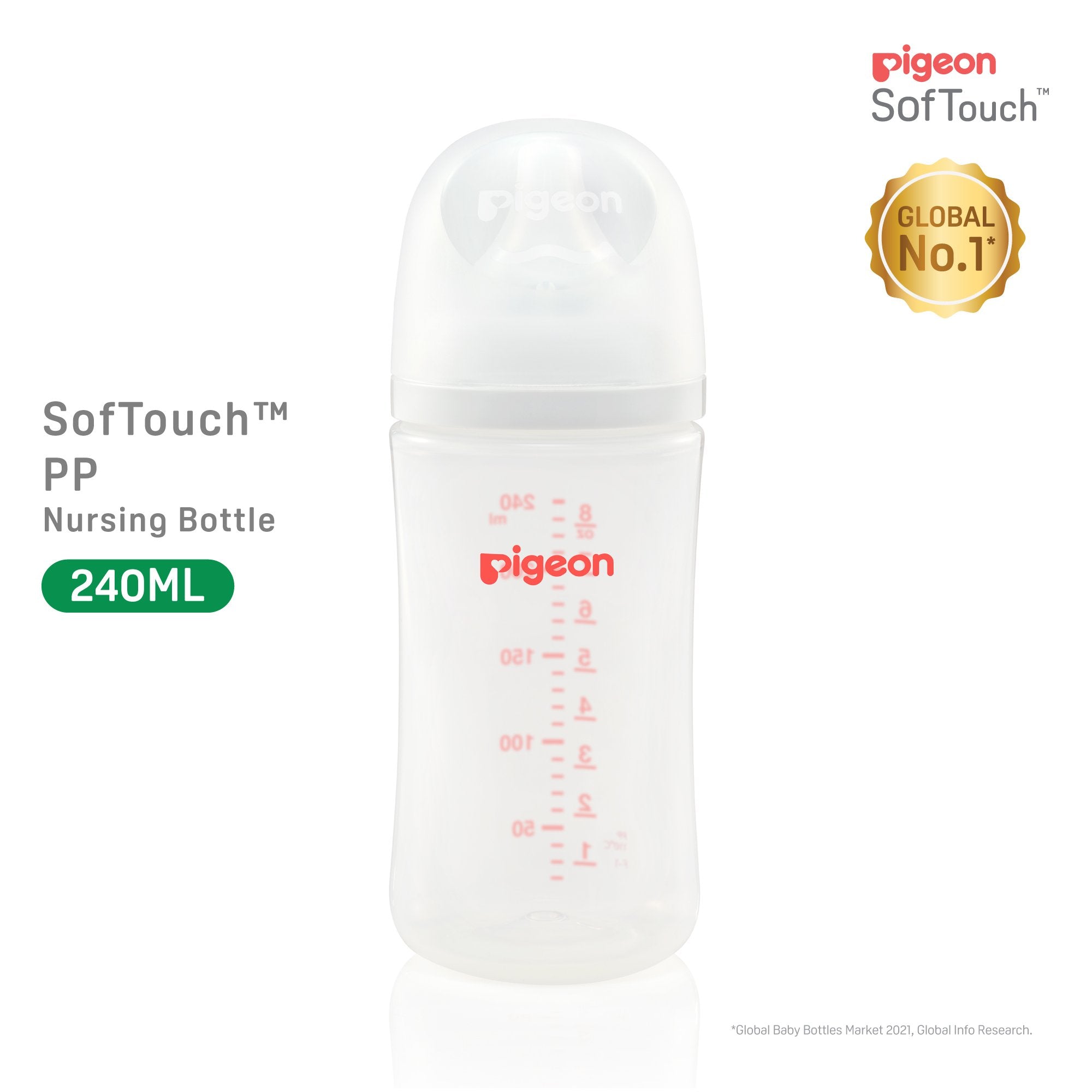 Pigeon SofTouch 3 Nursing Bottle PP 240ml