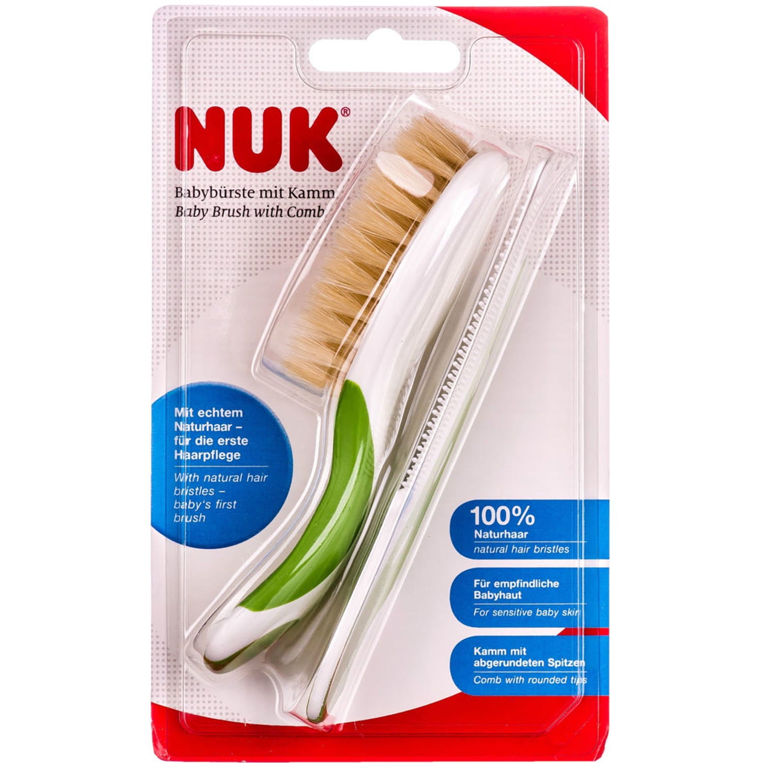 Nuk Baby Hair Brush and Comb Set