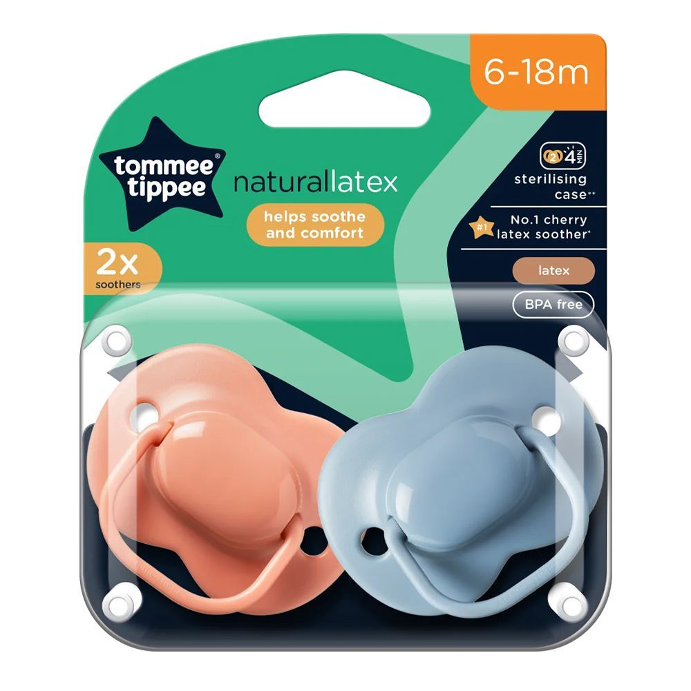 Tommee Tippee Soother with Natural Latex 6-18 Months Online In Pakistan