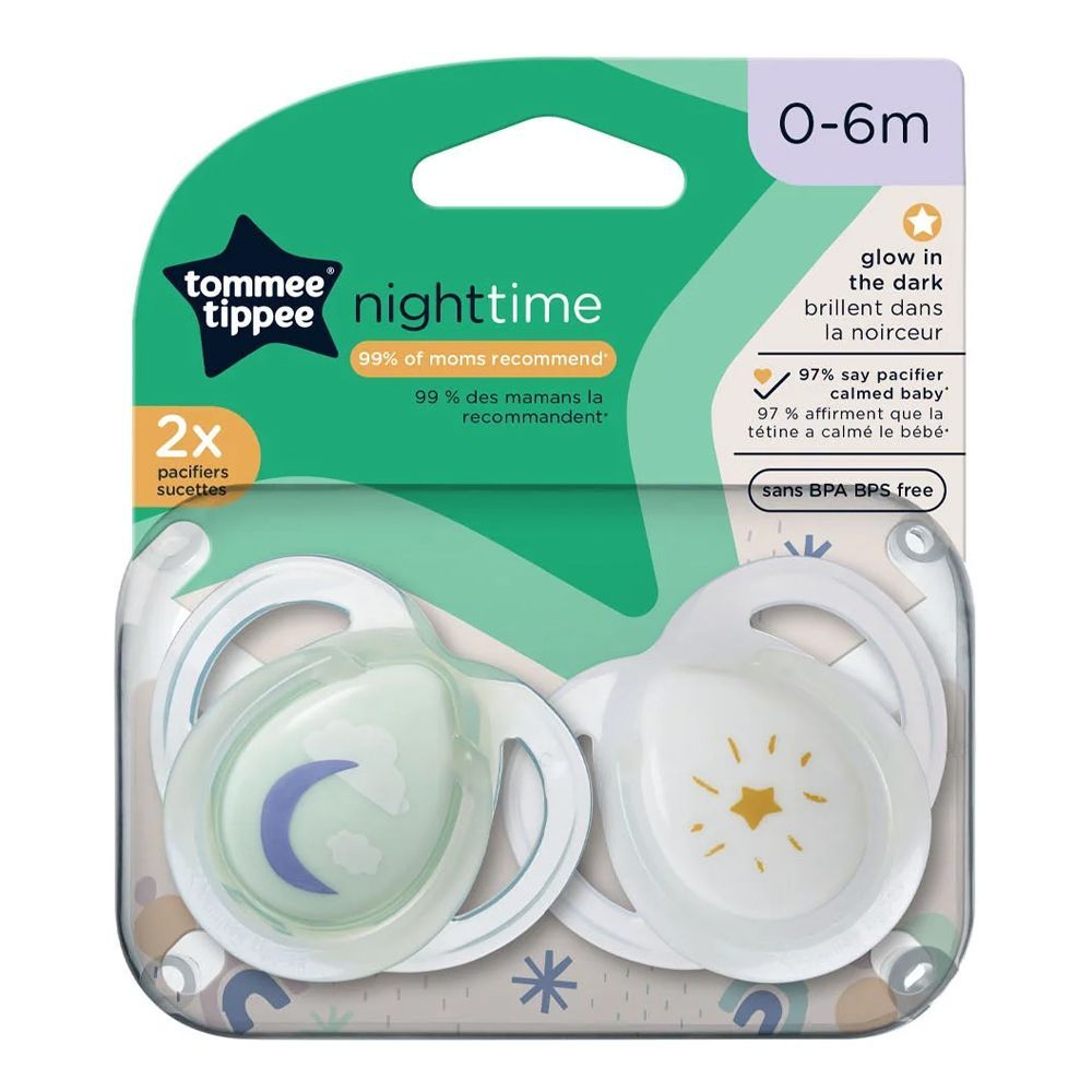 Tommee Tippee Night Time Glow in Dark Soother  0-6 Months in Pakistan - Free Delivery