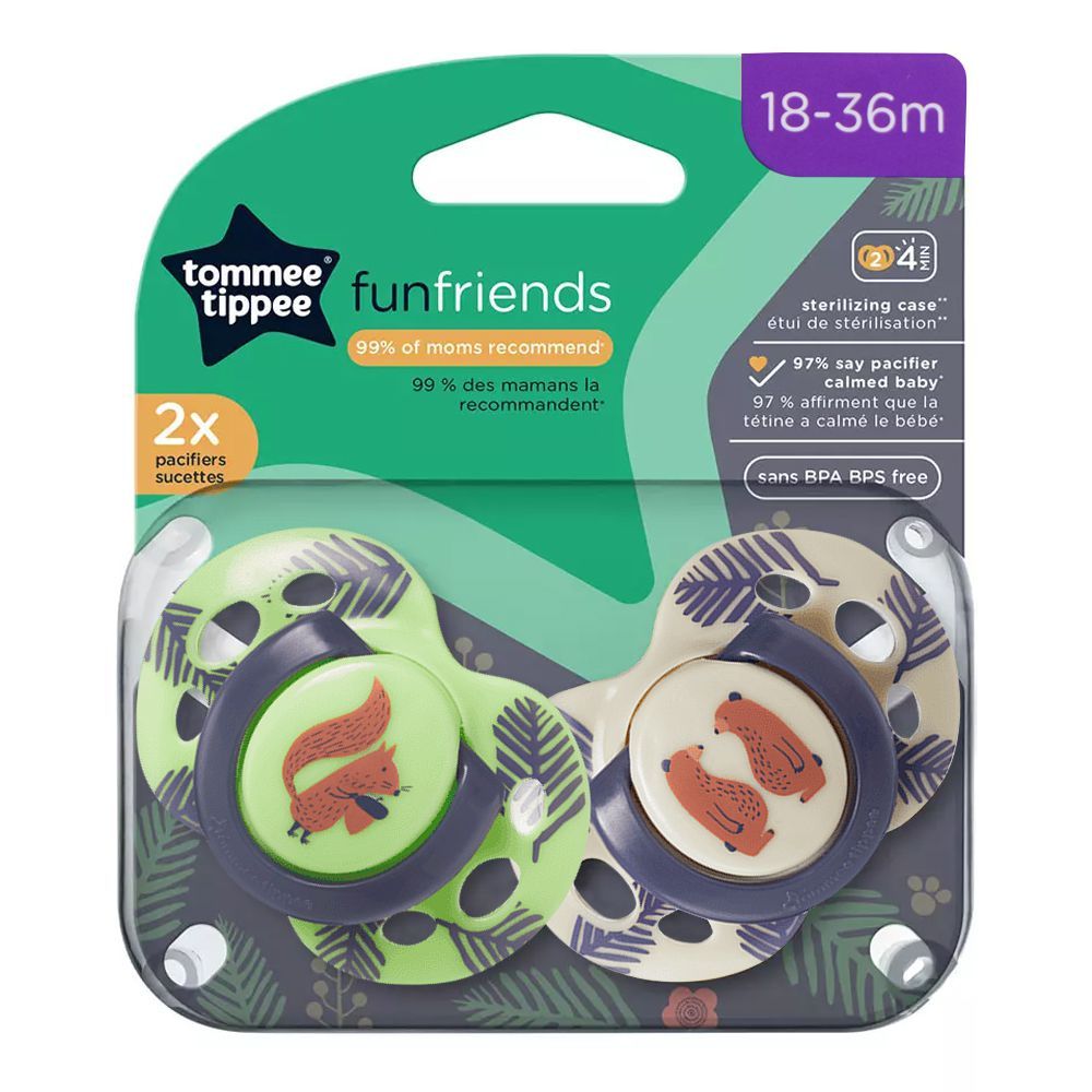 Tommee Tippee Fun Friends Soothers 18-36 Months in Pakistan - Free Delivery