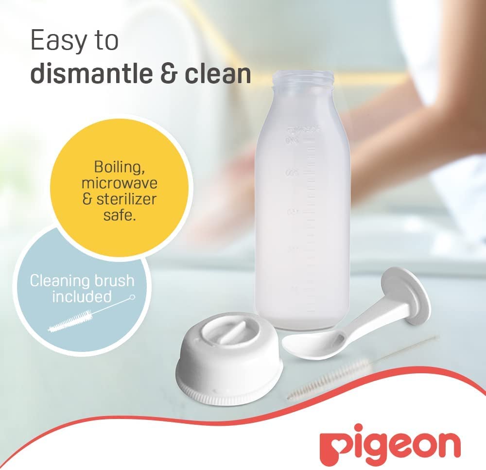 Pigeon Weaning Bottle with Spoon 240ml