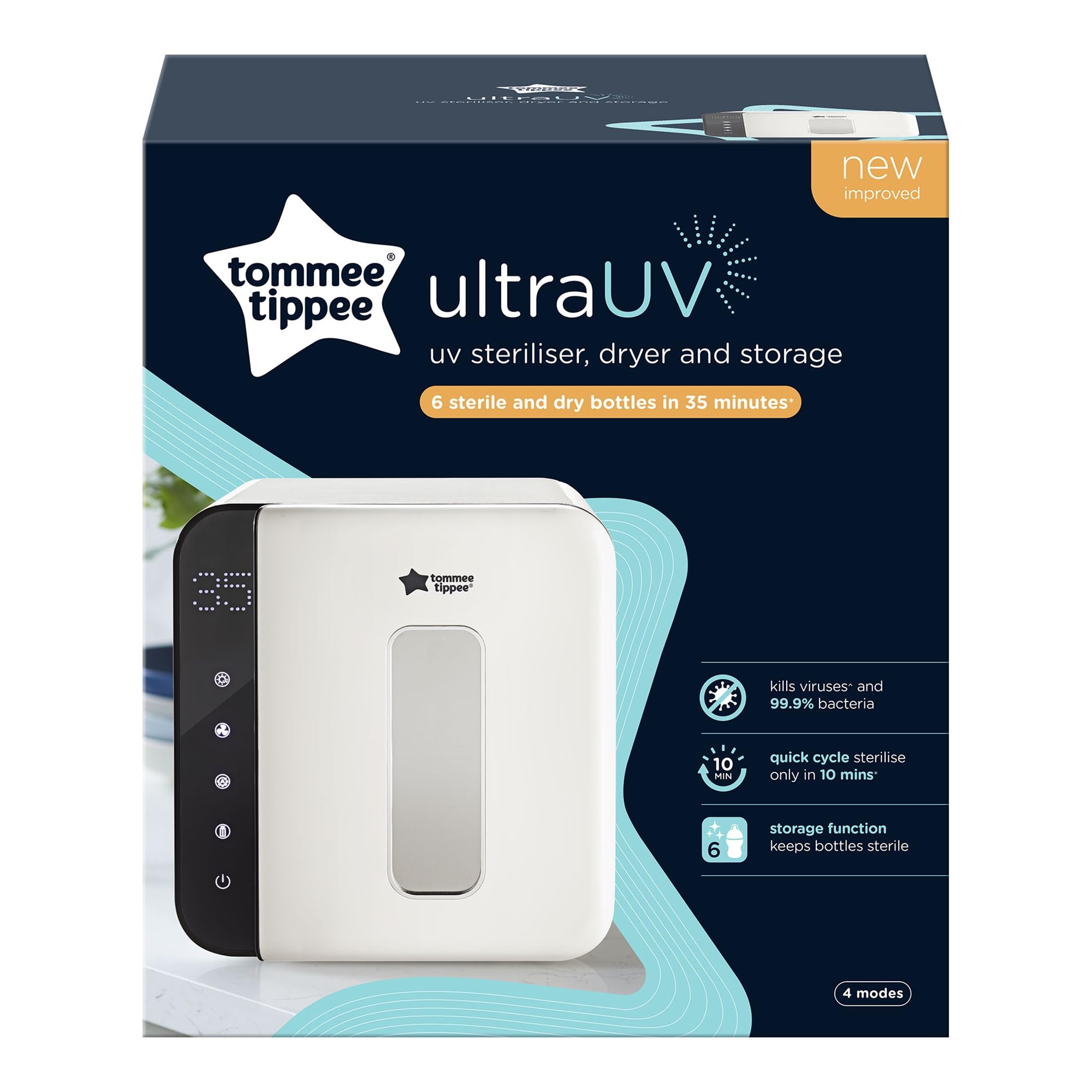 Tommee Tippee Ultra UV Steriliser, Dryer and Storage 423110 WITH FREE DELIVERY IN PAKISTAN