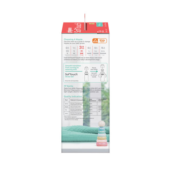 Pigeon SofTouch BPP Feeding Bottle 330ml