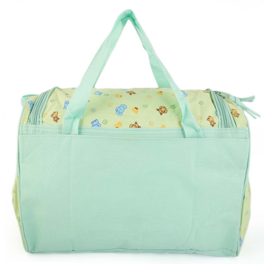 Green Jungle Diaper Bag with Feeder Cover