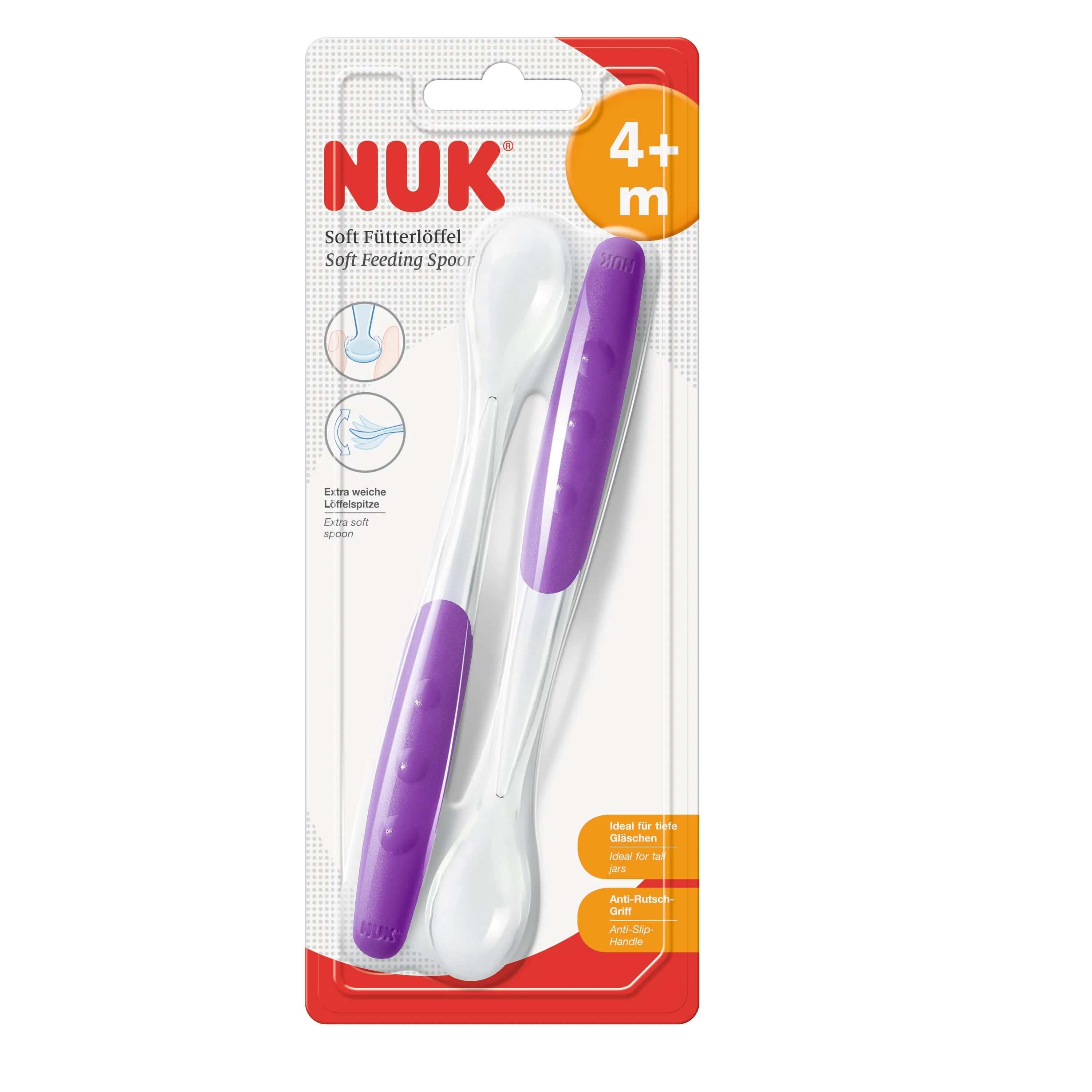 Nuk Easy Learning Soft Spoons 2 Pcs Pack