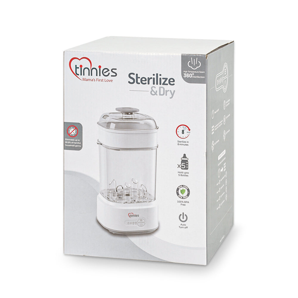 Tinnies 5 Bottles Steam Sterilizer with Dryer