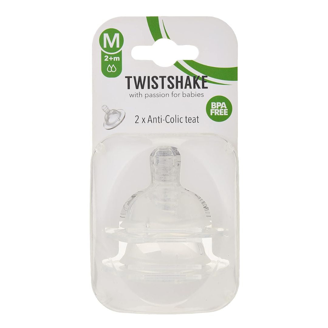 Twistshake Anti Colic Teats and Nipples Pack in Pakistan - Medium Size