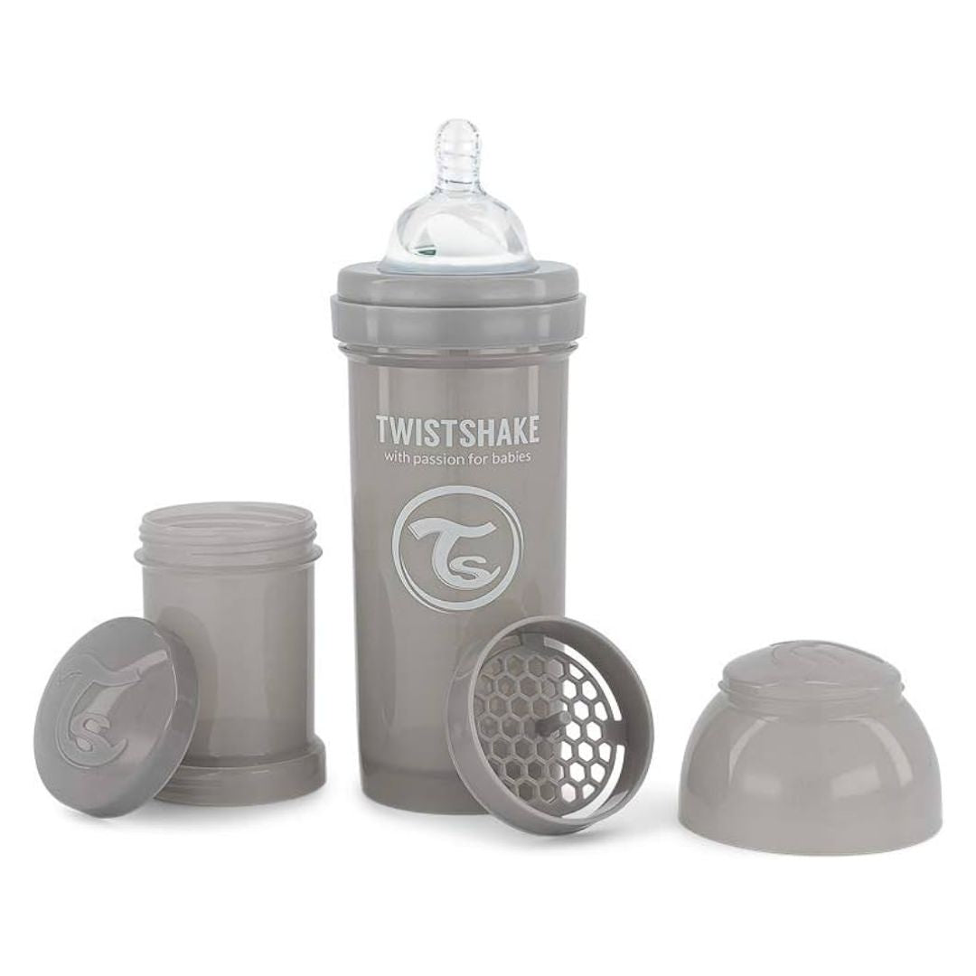 Twistshake Anti Colic All in One Feeding Bottle Black 260ml