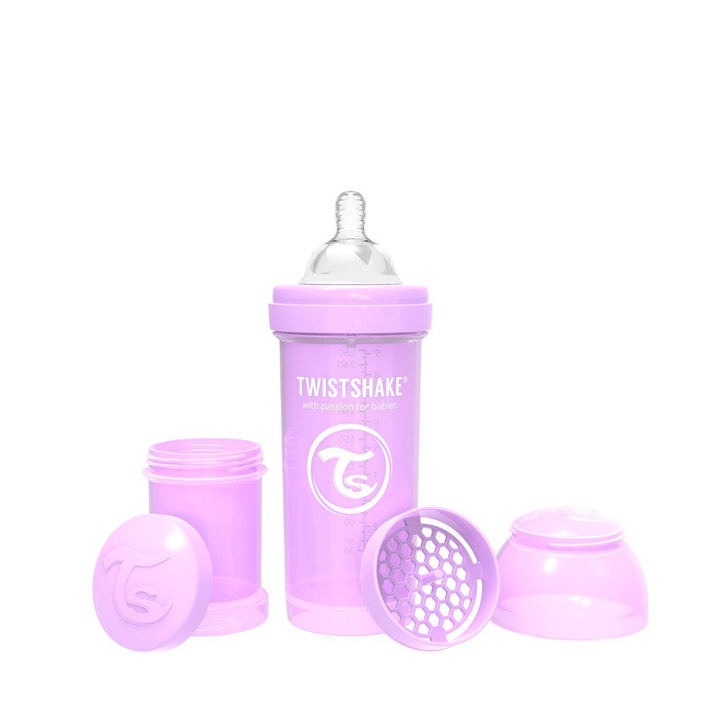 Twistshake Anti Colic All in One Feeding Bottle Black 260ml