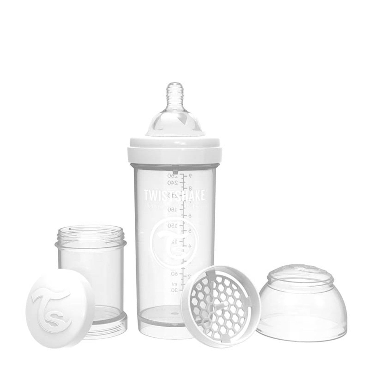 Twistshake Anti Colic All in One Feeding Bottle Black 260ml