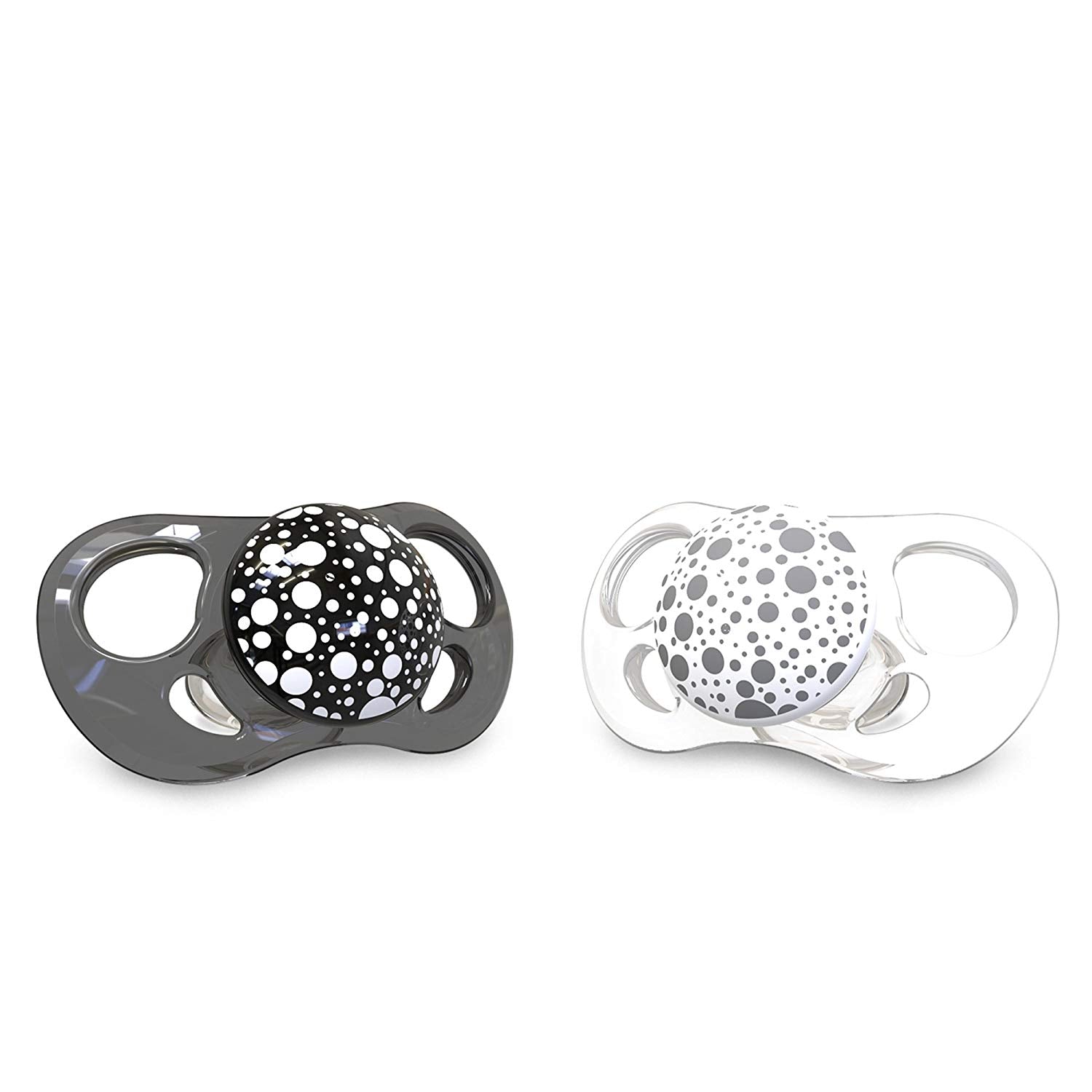Twistshake Orthodontic Soother / Pacifier 0-6 Months in Grey & Beige