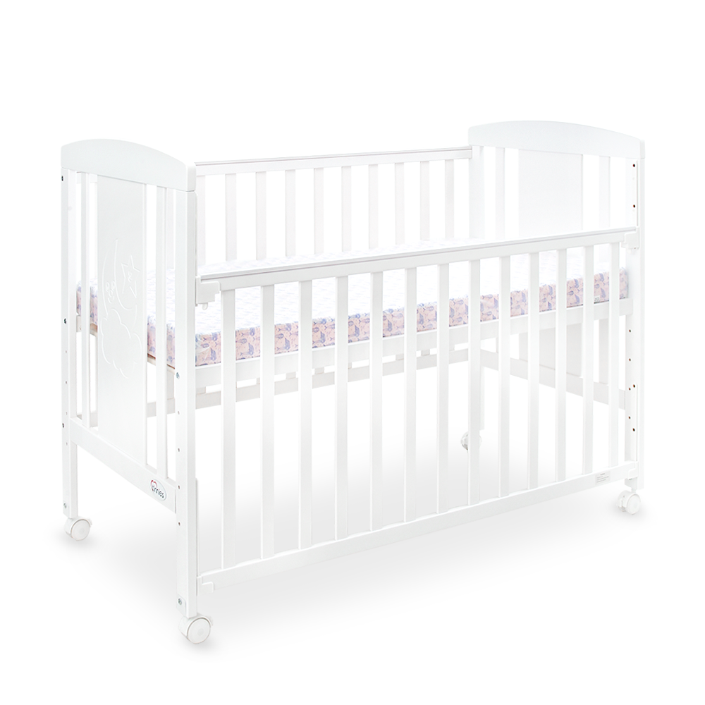 Tinnies Wooden Cot White
