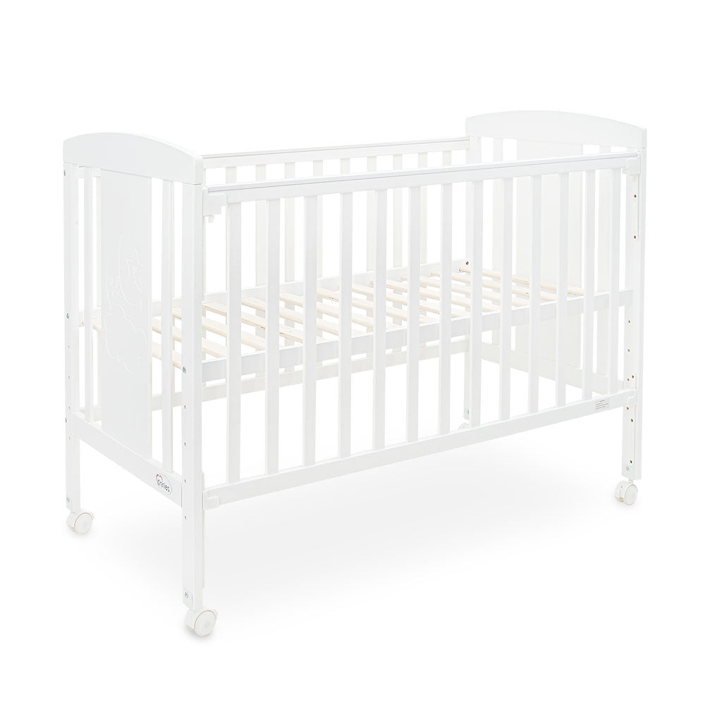 Tinnies Wooden Cot White