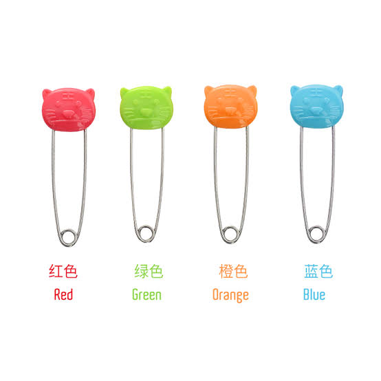 Rikang Tiger Head Safety Pin 4 Pcs