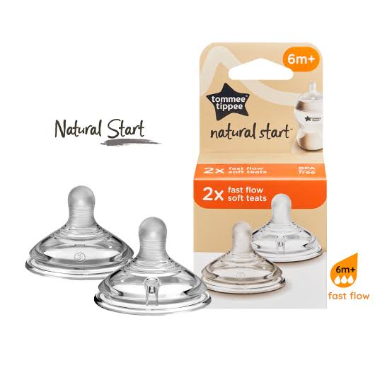 Buy Tommee Tippee Natural Start Teats 2 Pack in Pakistan - 6 Months Fast Flow