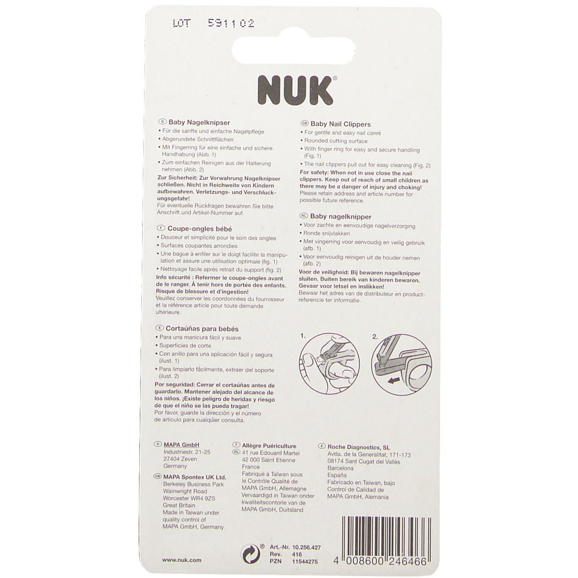 nuk nail clipper 7130 pakistan lahore karachi islamabad