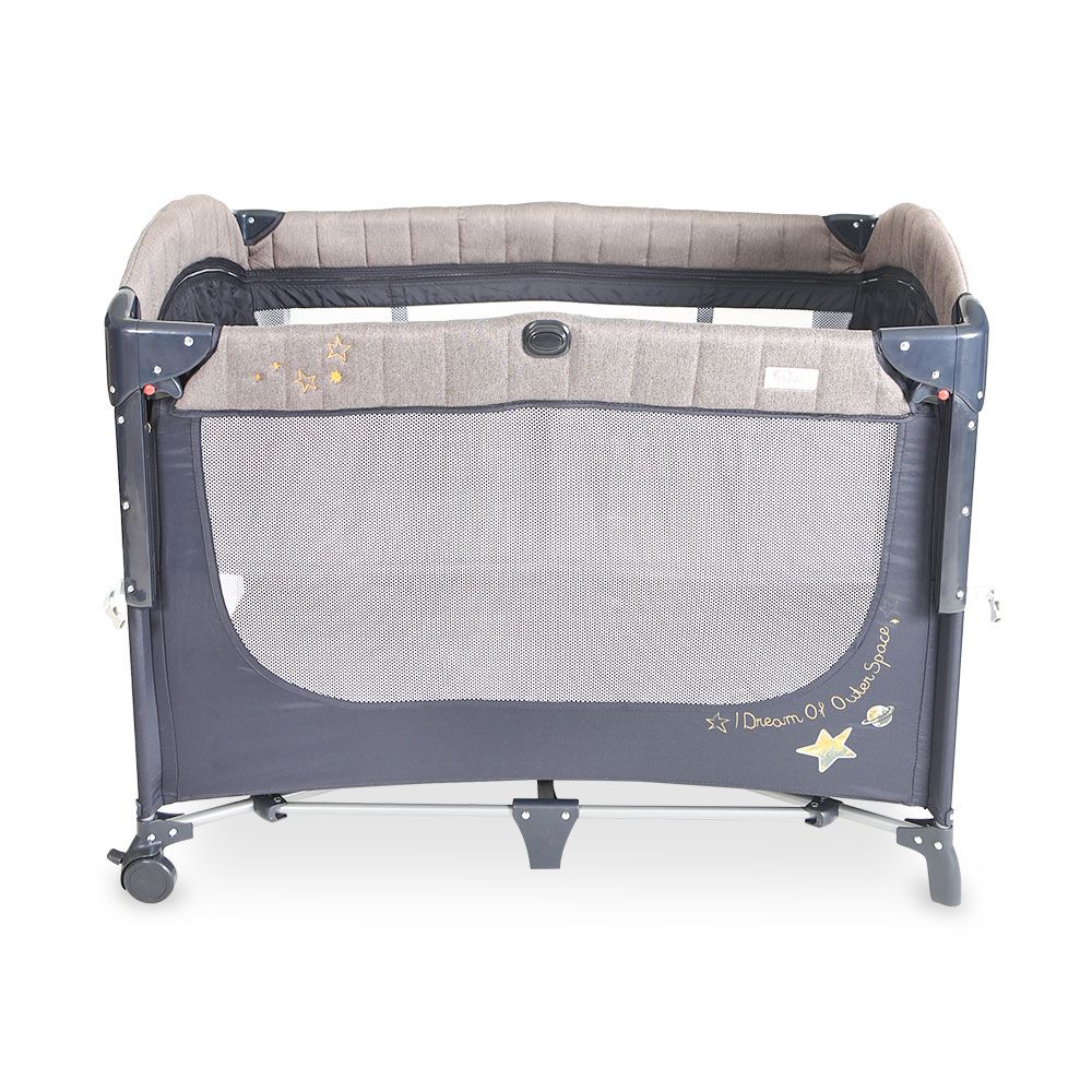 Tinnies Drop Side Play Pen - Blue