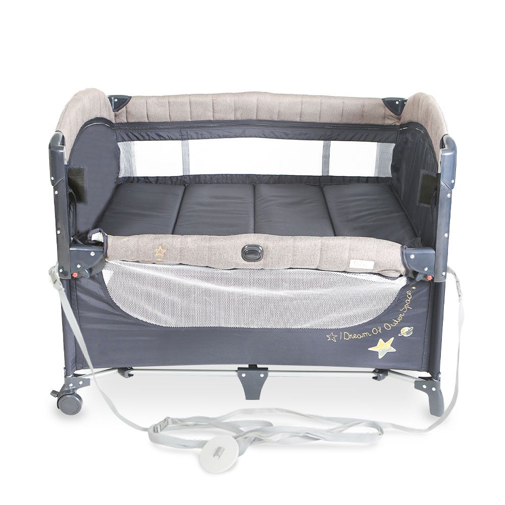 Tinnies Drop Side Play Pen - Blue