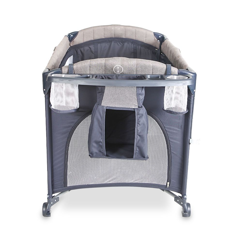 Tinnies Drop Side Play Pen - Blue