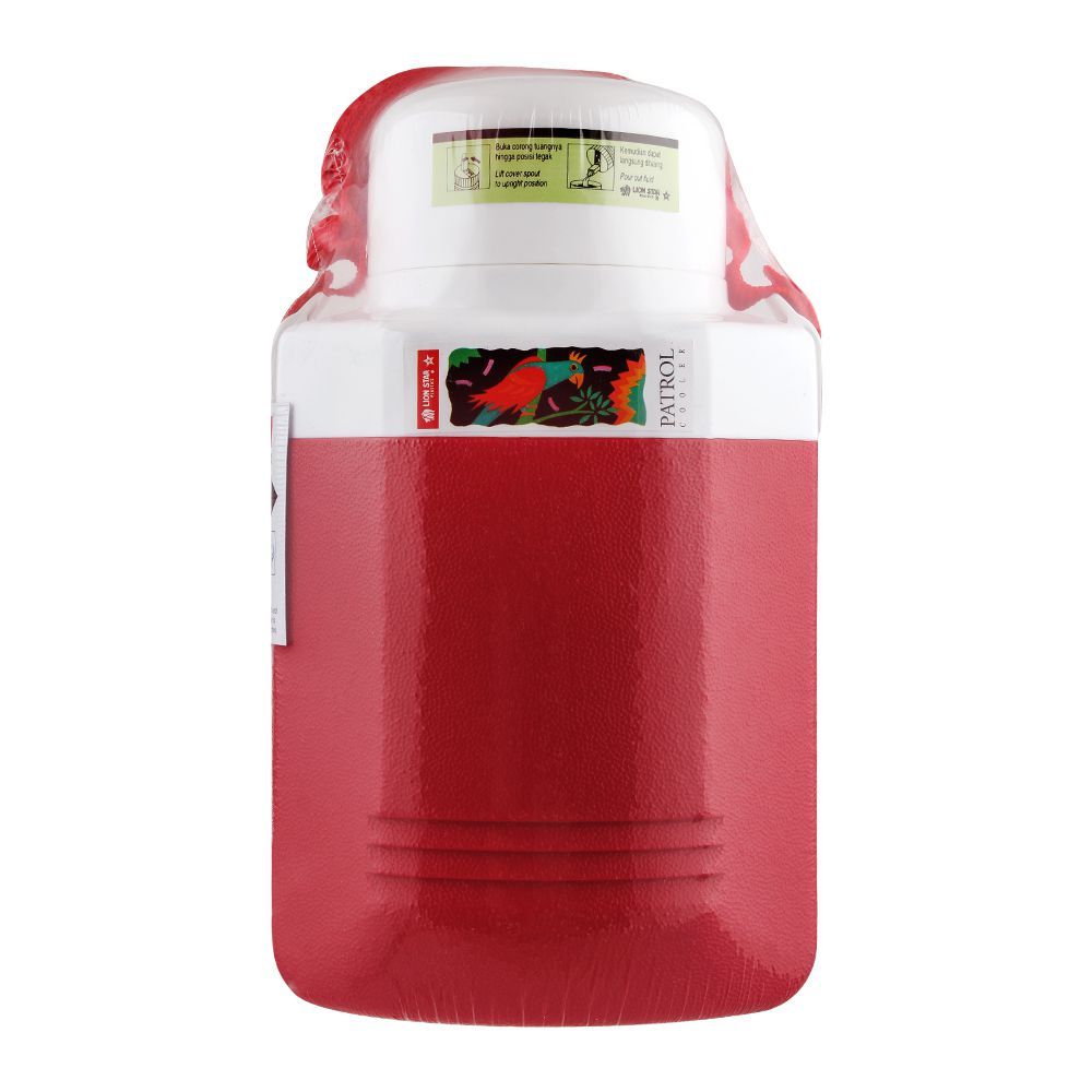 Lion Star Patrol Cooler Bottle 1100ml - Red