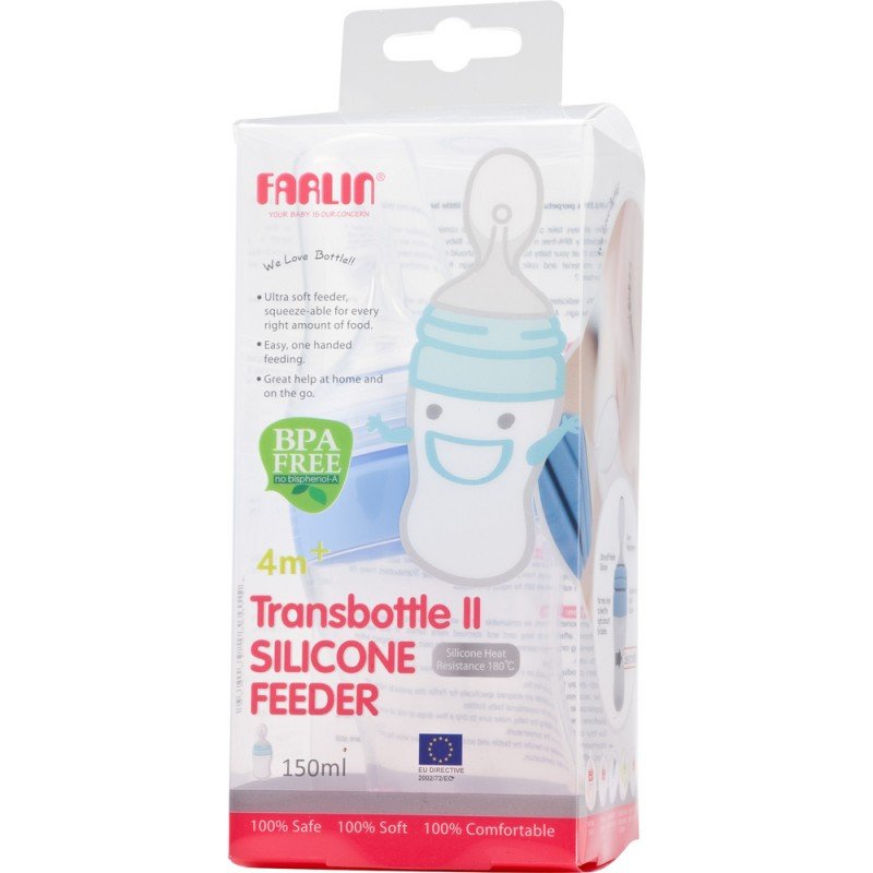 Farlin Silicone Spoon Feeder Wide Neck 150ml