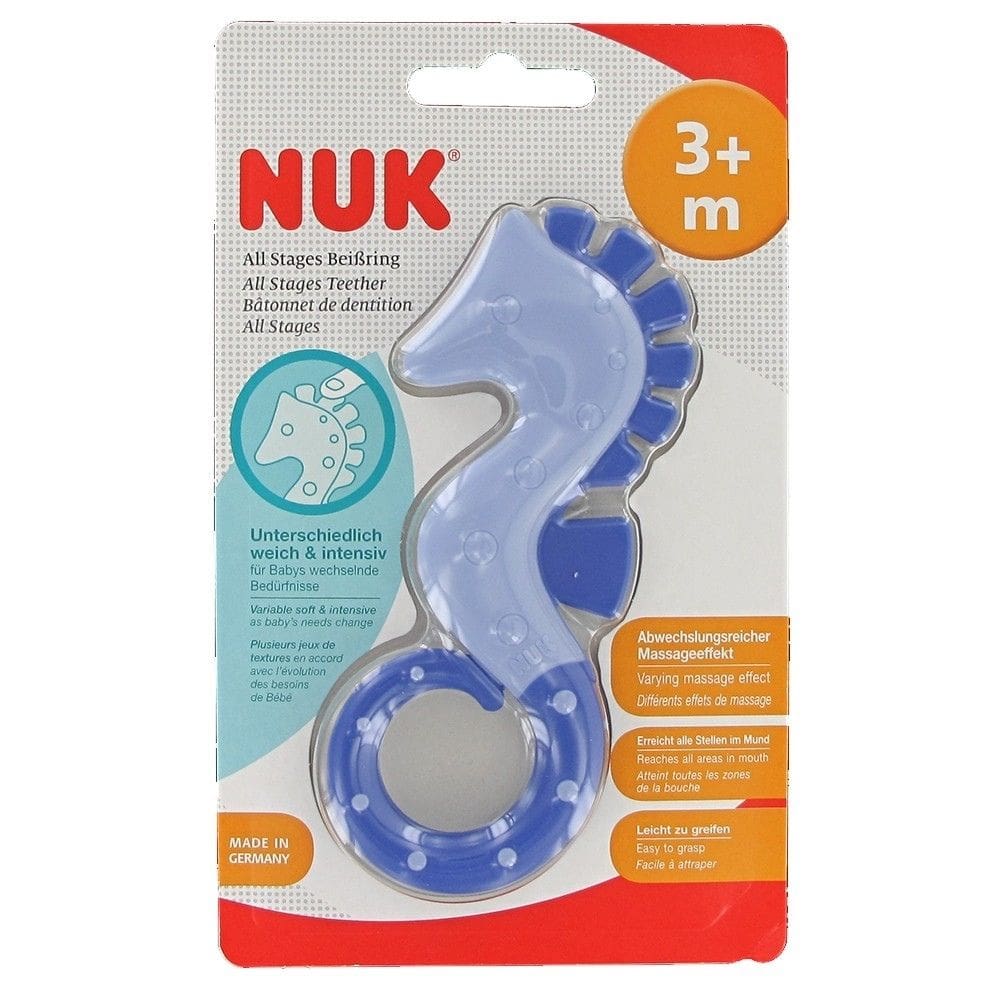 Nuk All Stages Teether Seahorse Shape For 3 Months +
