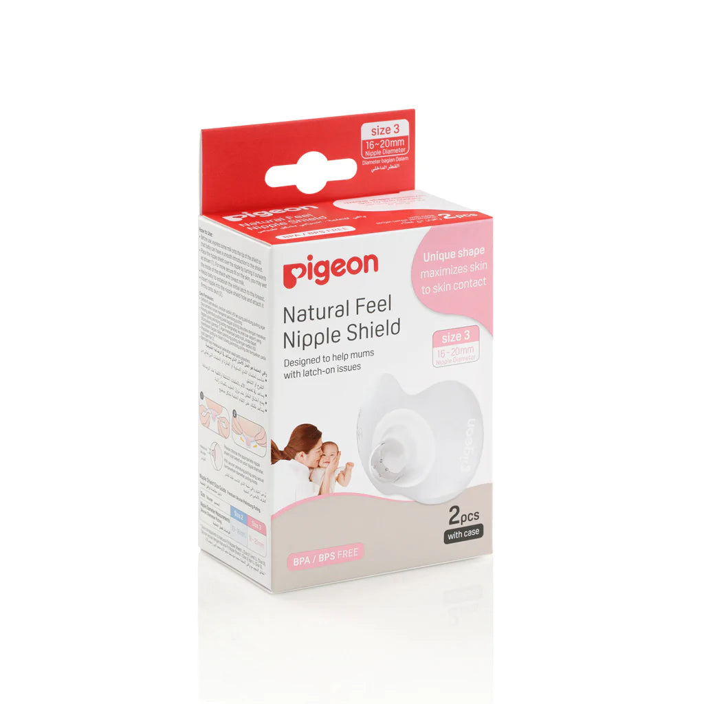 Pigeon Natural Feel Nipple Shield Large Size