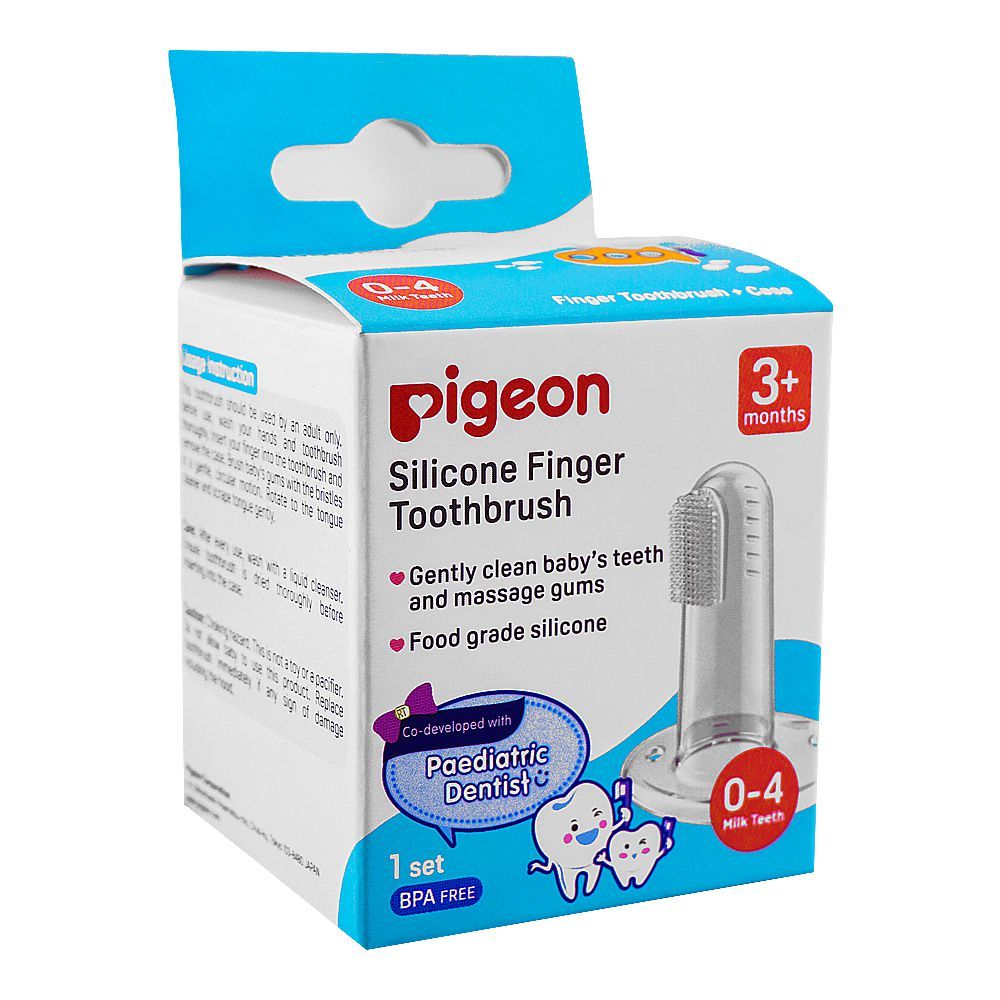 Pigeon Silicone Finger Toothbrush For 3 Months +