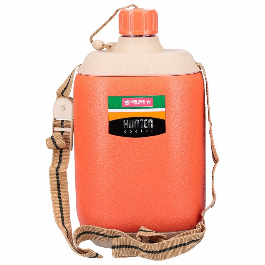 Lion Star Hunter Cooler Water Bottle 1000ml - Orange